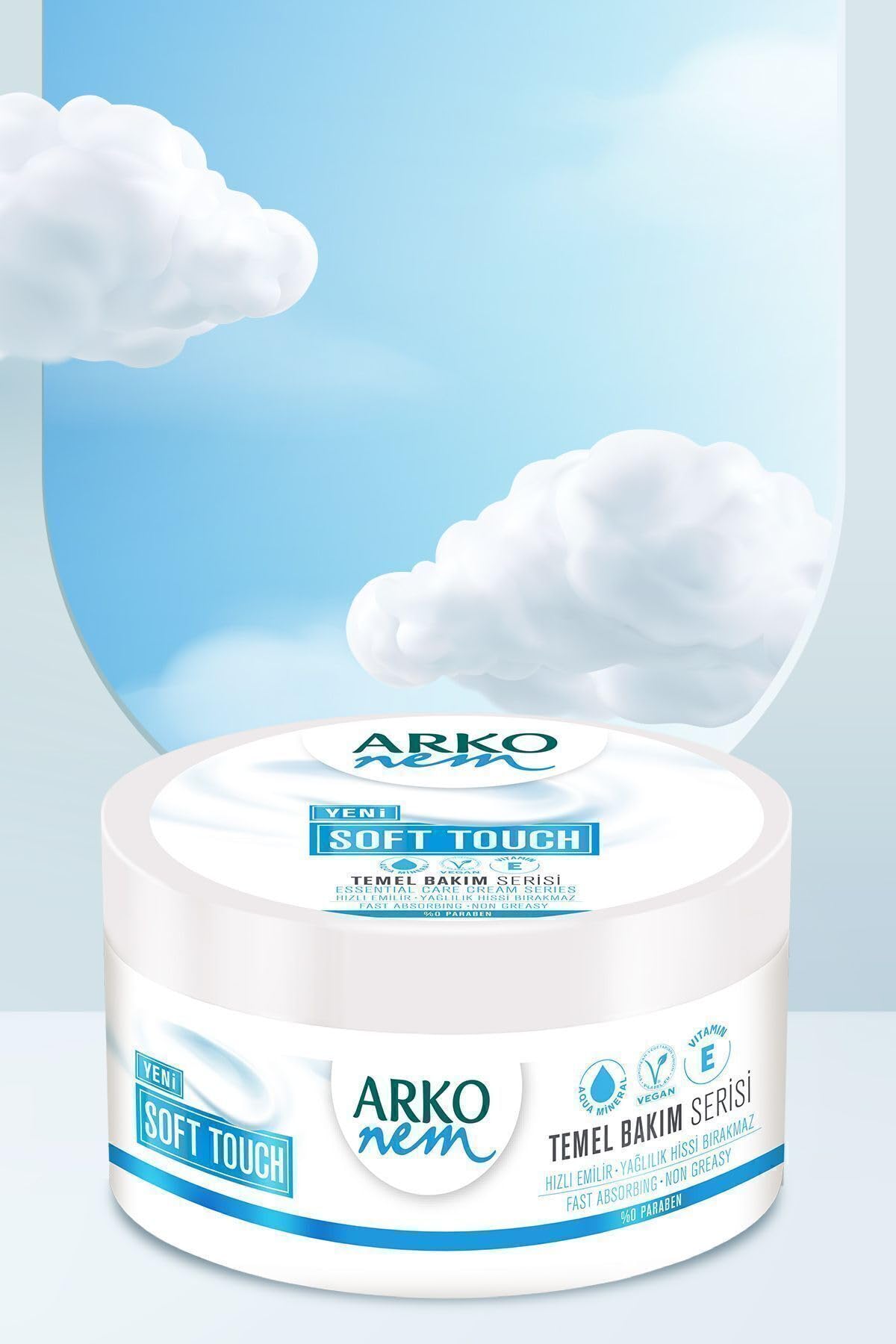 Arko Nem Soft Touch Nemlendirici El ve Vücut Kremi 250+60ml