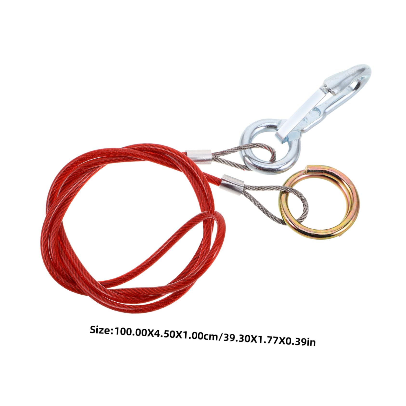 Alipis Stainless Steel Heavy Duty Tow Rope Breakaway Cable for Cars Trailer Safety Equipment Reliable Strength Safe Towing Experience