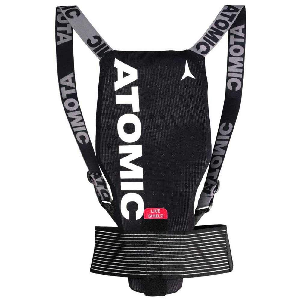 ATOMIC Live Shield Nero - Protezione dorsale in schiuma multi-density - Leggero e traspirante - Movimento illimitato