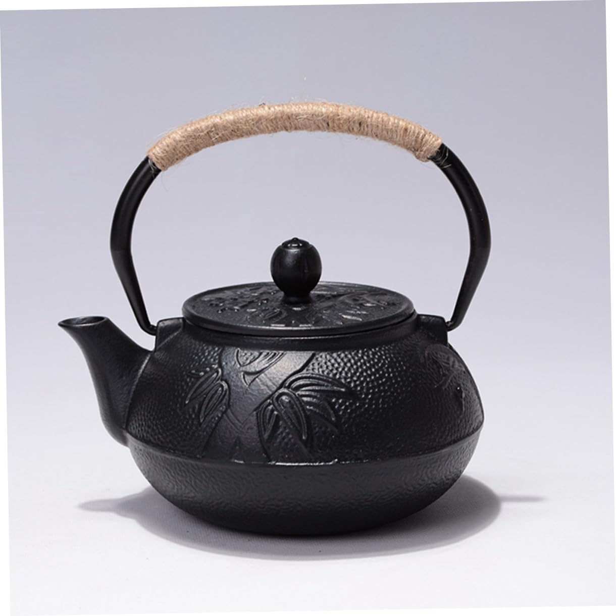 PRETYZOOM Tetera de Hierro Fundido Multifunción 0,6 L, Práctica y Portátil Hogar, Adecuado para Preparar Té Diseño Delicado