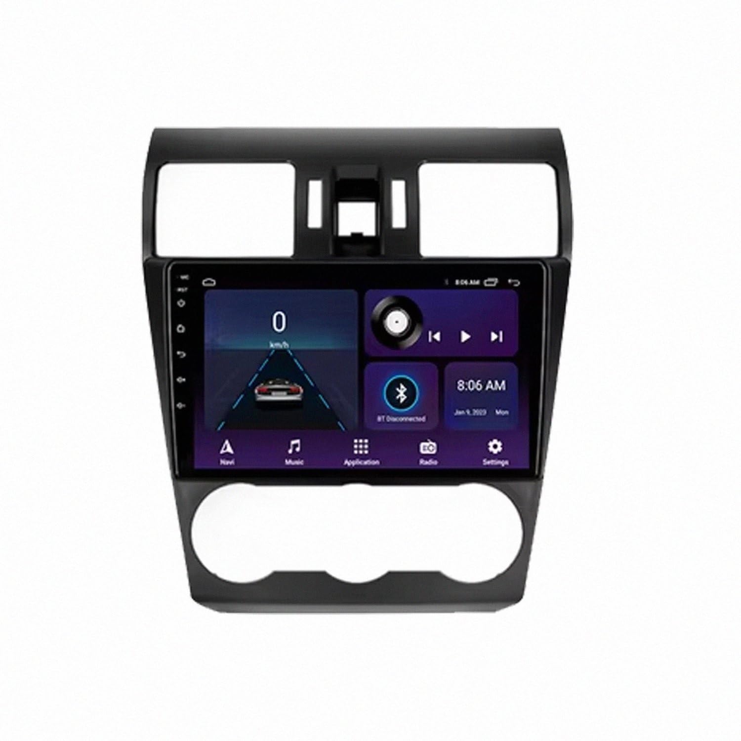 Radio Coche 2 DIN para viajar con Carplay inalámbrico en tu Subaru Forester 4 8