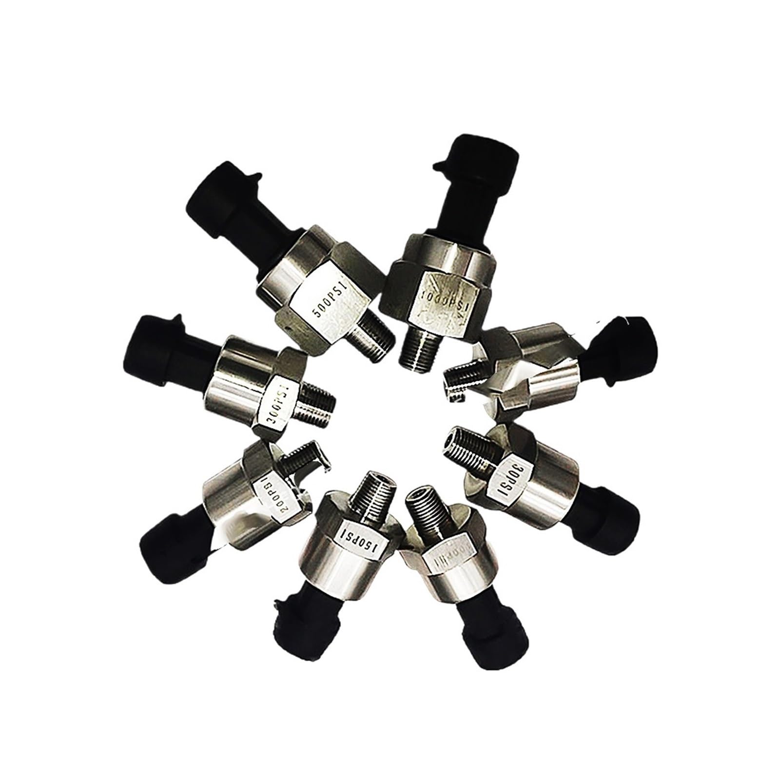 Sensor de presión 5 V 1/8" NPT Olio Aria Acqua 5/15/30/100/150/200/300/500/1000/1600PSI(300psi)