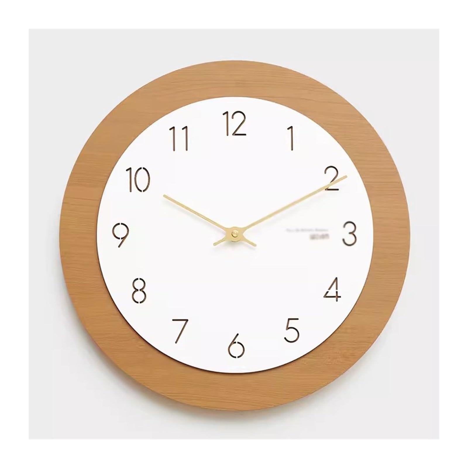 EINES Silent Decorative Wall Clock Punch-free Home Living Room Clock Wall Clock Modern Decoration Silent Clock Wall Hanging Easy to Read
