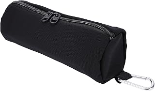 Tennis Ball Holder Bag, 600D Nylon Metal Hook Holds 3 Balls Tennis Ball Storage Bag, Portable Pouch with Metal Hook for Baseballs Badminton Shuttlecocks