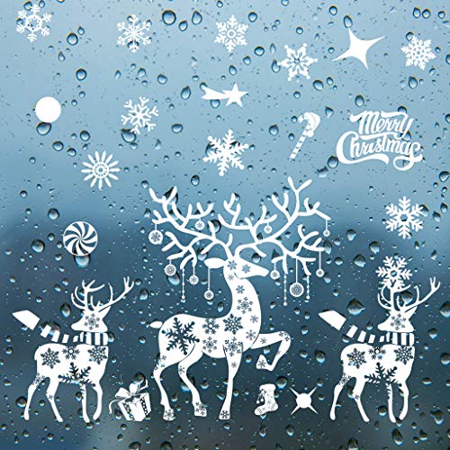 Cymax Natale Vetrofanie Sticker Decorativi da