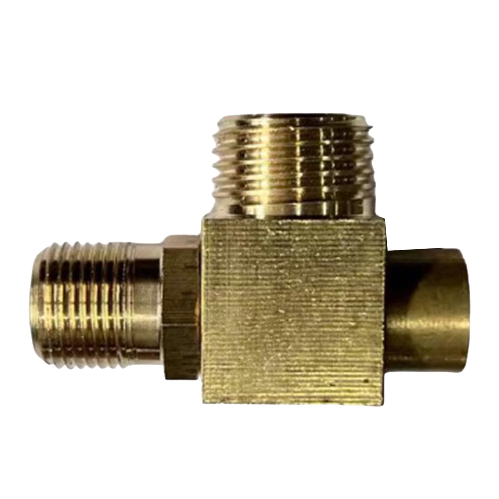 Air Compressor Check Valves Copper 3 Port Threaded Tube Connector None Return for Air Compressors Attachments None Return