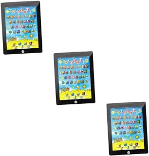 Obuyke 3 Pçs Brinquedos Educativos Para PC Brinquedos Esportivos Tablets Tablet Brinquedo Quebra-Cabeça Brinquedo Portátil Tablet Brinquedo Educativo Acessório Educacional Máquina