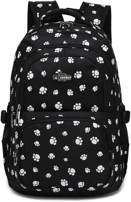 backpack with dog print