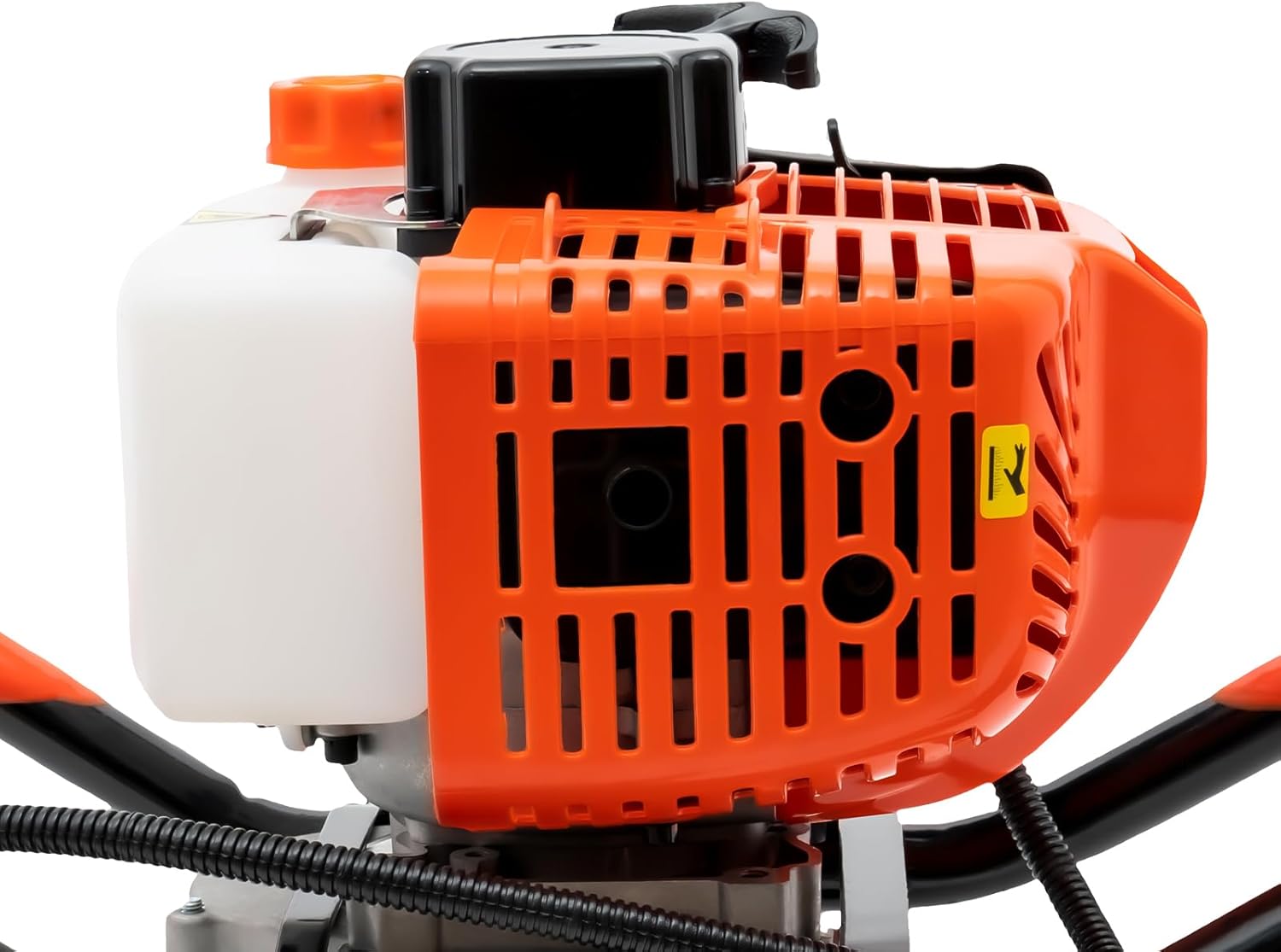 52cc 2.3 Hp Earth Drill String Excavator, 4 "6 "8" Cutter Head, Spiral Column Excavator, Suitable For Tree Planting Holes, Fence Piles, Greenhouse Piles, Cable Pole Piles, Tree Fertilization Piles