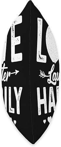 Miniatura 2 de Valentines's Day T-Shirt & Gift Apparel Love Laughter Happily Ever After for Valentine's Day Throw Pillow, 16x16, Multicolor