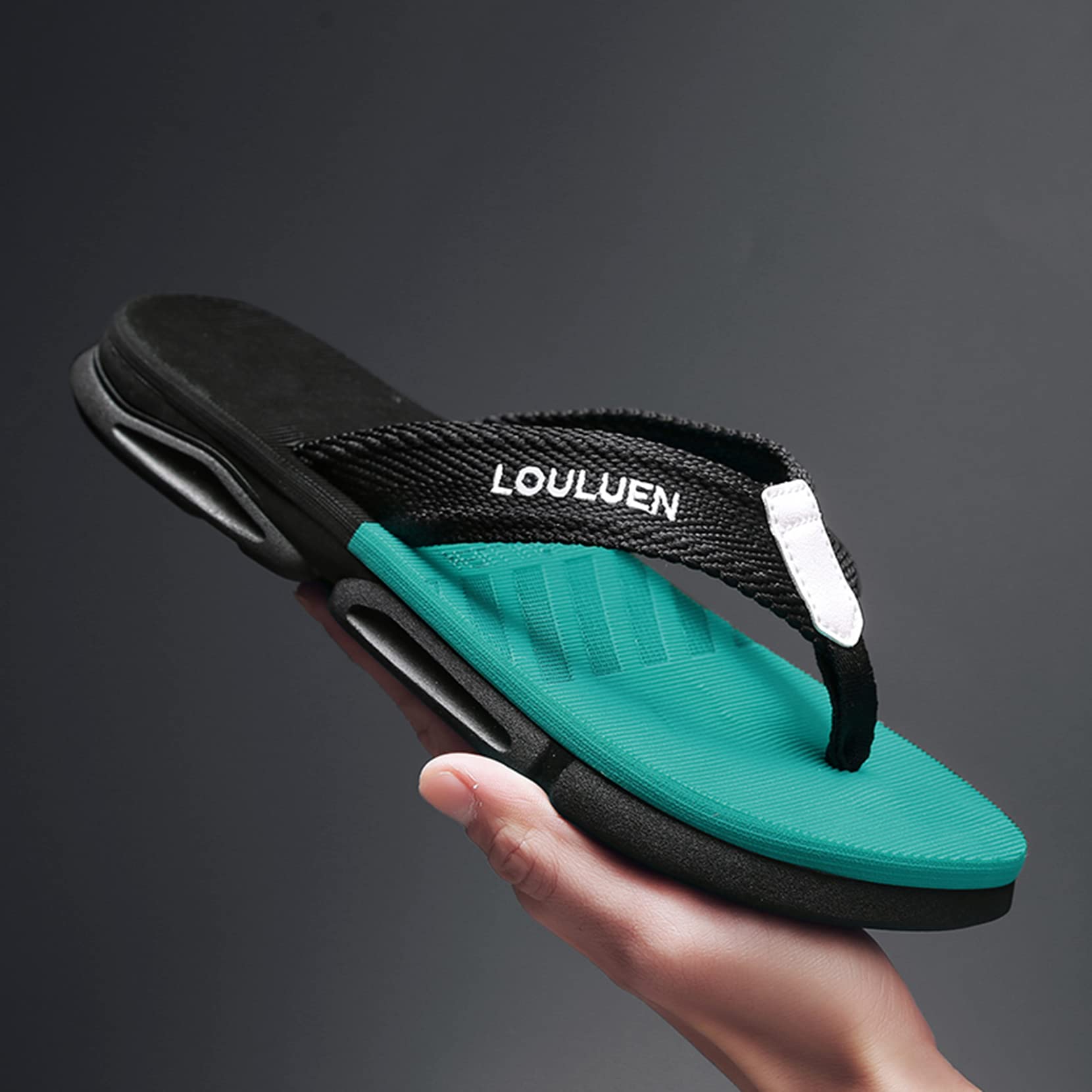 Klapki Kobiety Mężczyźni Sandały na palec Wsparcie Łuk Lato Plaża Sandały Basen Ortopedyczne Flip Flop Antypoślizgowe Wygodne buty do chodzenia Unisex Dorosły 35-44 EU