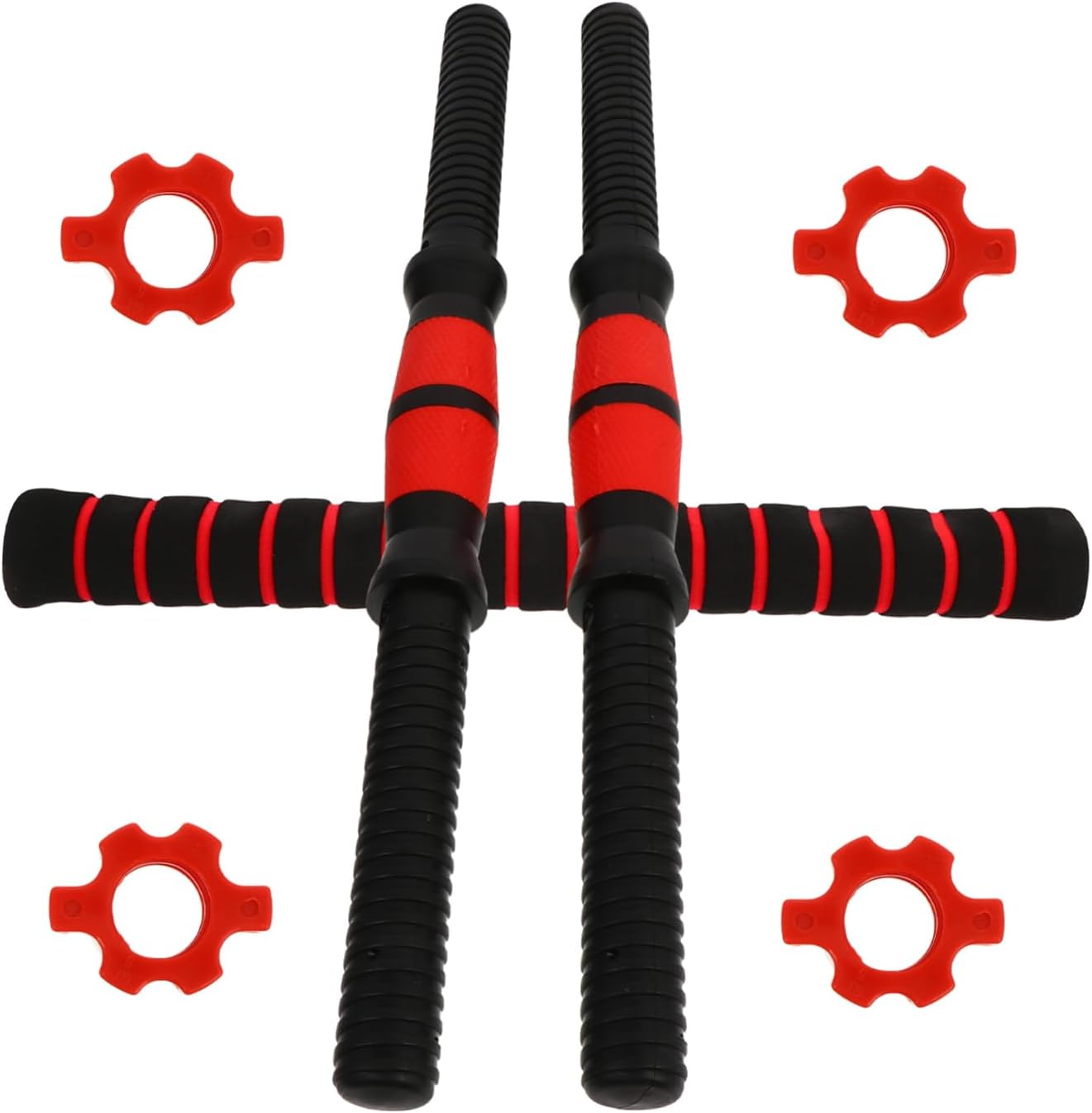 POPETPOP 1set Dumbbell Bars Connecting Rods Dumbbell Accessories for Balanced Weight Training for Home