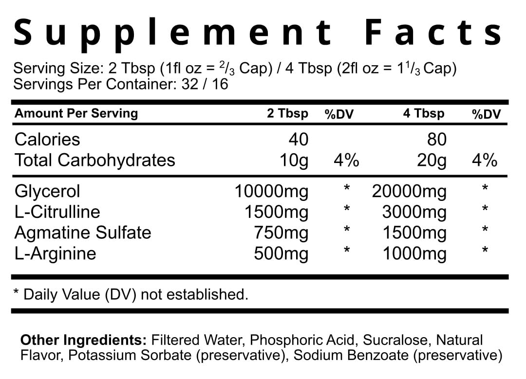 Psycho Pharma Psycho Syrup Liquid Glycerol Pump Pre-Workout, Non-Stim Caffeine-Free with L-Citrulline, Agmatine & L-Arginine for Pumps, Hydration, Vascularity & Endurance, Purple Drank, 32 fl oz — Amazon image 5
