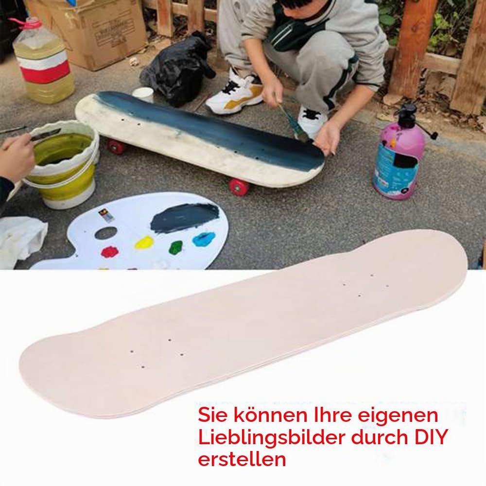 8 8 Schicht Ahorn Doppelt Concave Skateboards Natürliche Skate Deck Board Skateboards Tisch Ahorn