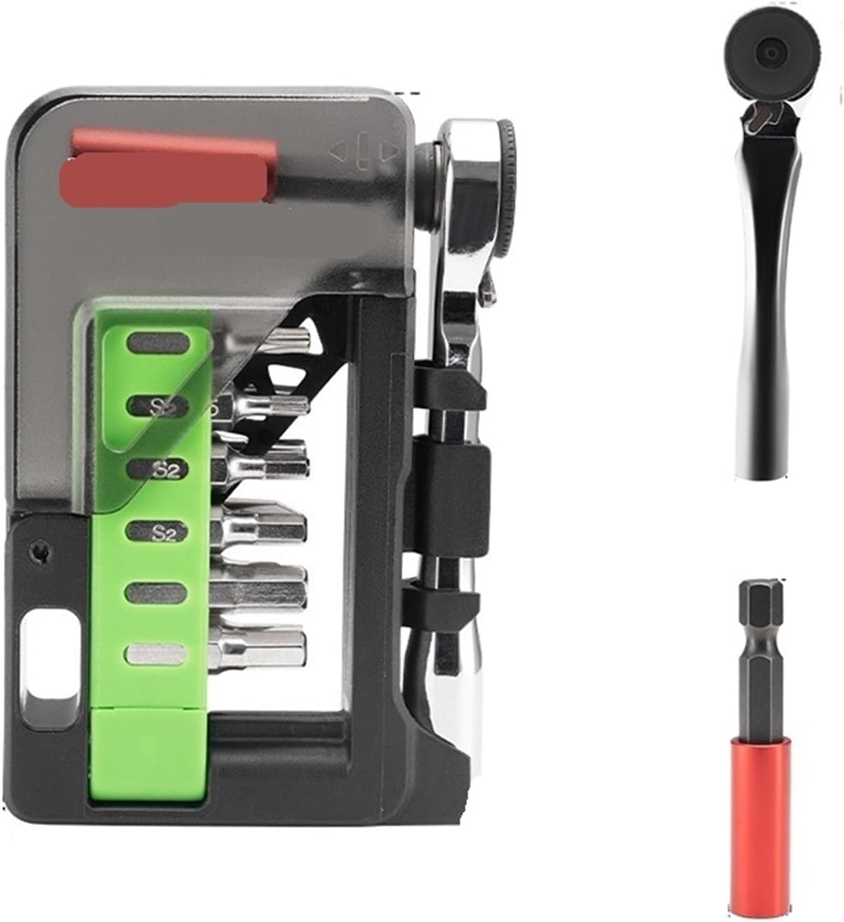 Compact Bike Ratchet Wrench Set For Tight Spaces Bicycle Repair Tools Kit Fits For Road MTB Allen Keys Screw Multitool