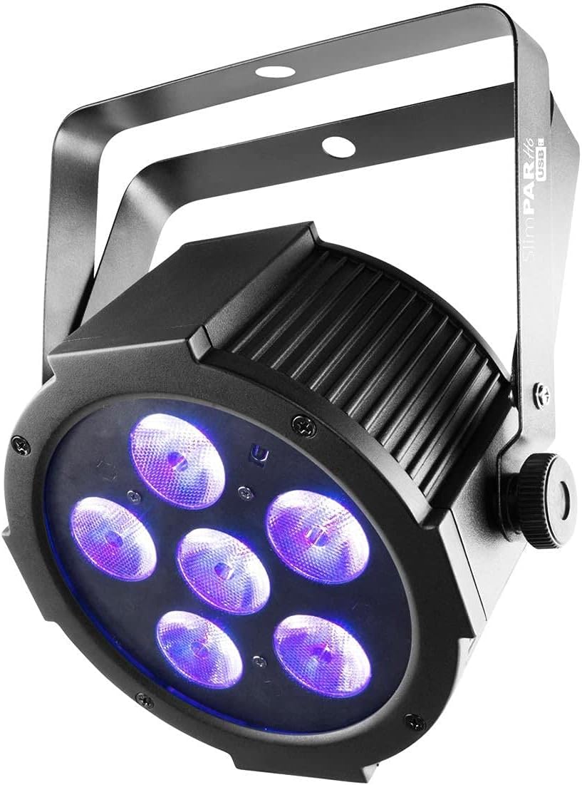 CHAUVET DJ SlimPAR Pro Q USB RGBA LED Low-Profile Par/High-Power Wash Light