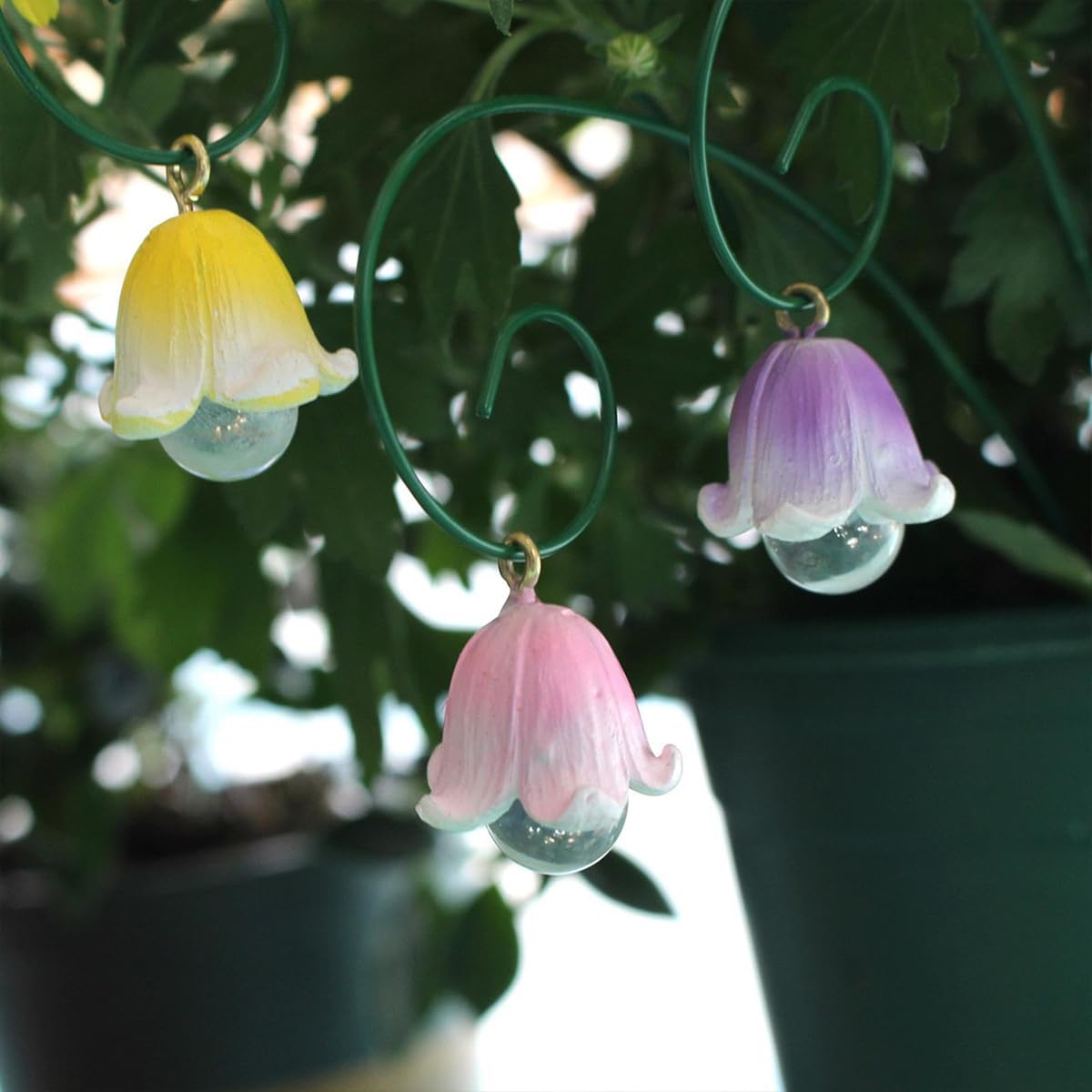 Amazon | Yirdapall ガーデンピック スズラン 9本 置物 フラワーピック