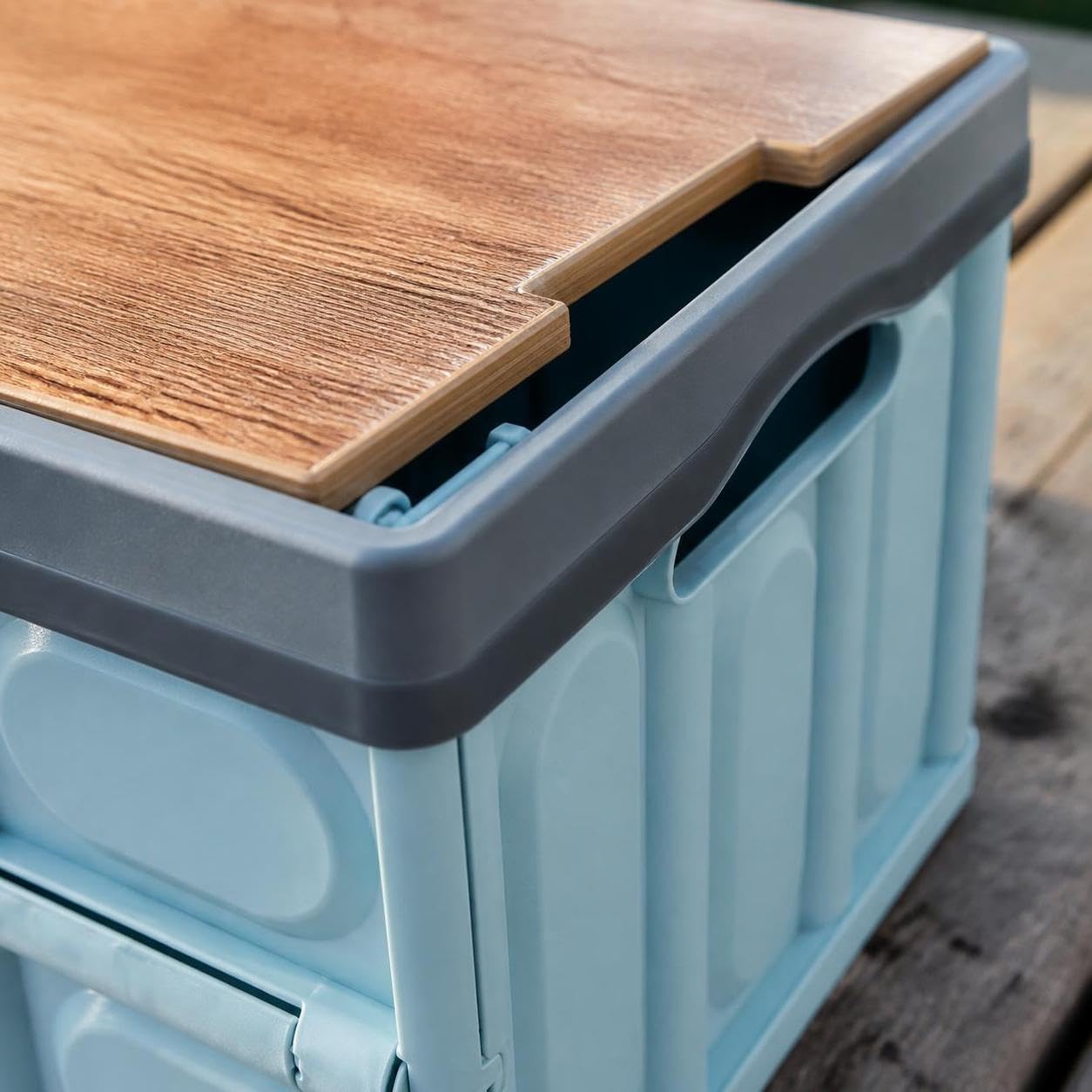 Caja almacenamiento plegable, grande con bolsa impermeable