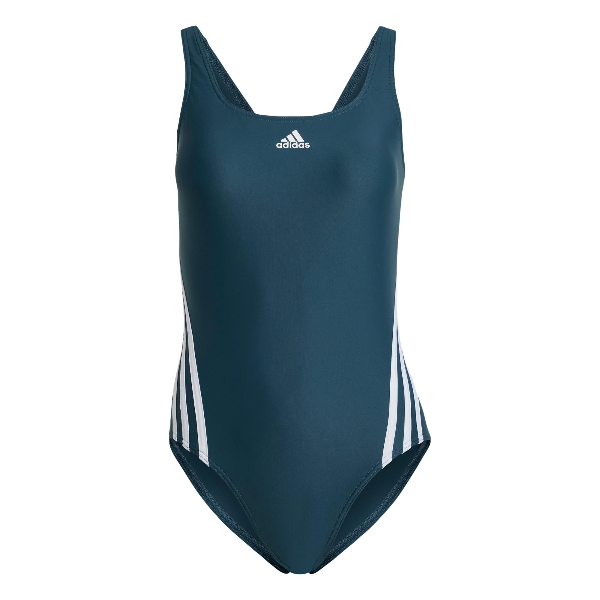 adidas Bañador Swim W 3S Swimsuit Verde/Blanco