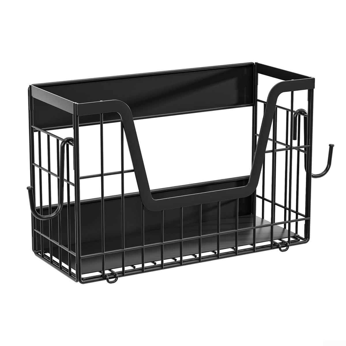 Kühlschrank-Seitenregal für Küchenorganisation – magnetisches Gewürzregal und Gemüsehalter – Metall, 31,5 x 12,5 x 20 cm