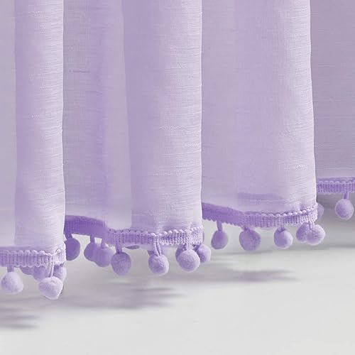 Miniatura 5 de Treatmentex - Cortinas translúcidas con borlas