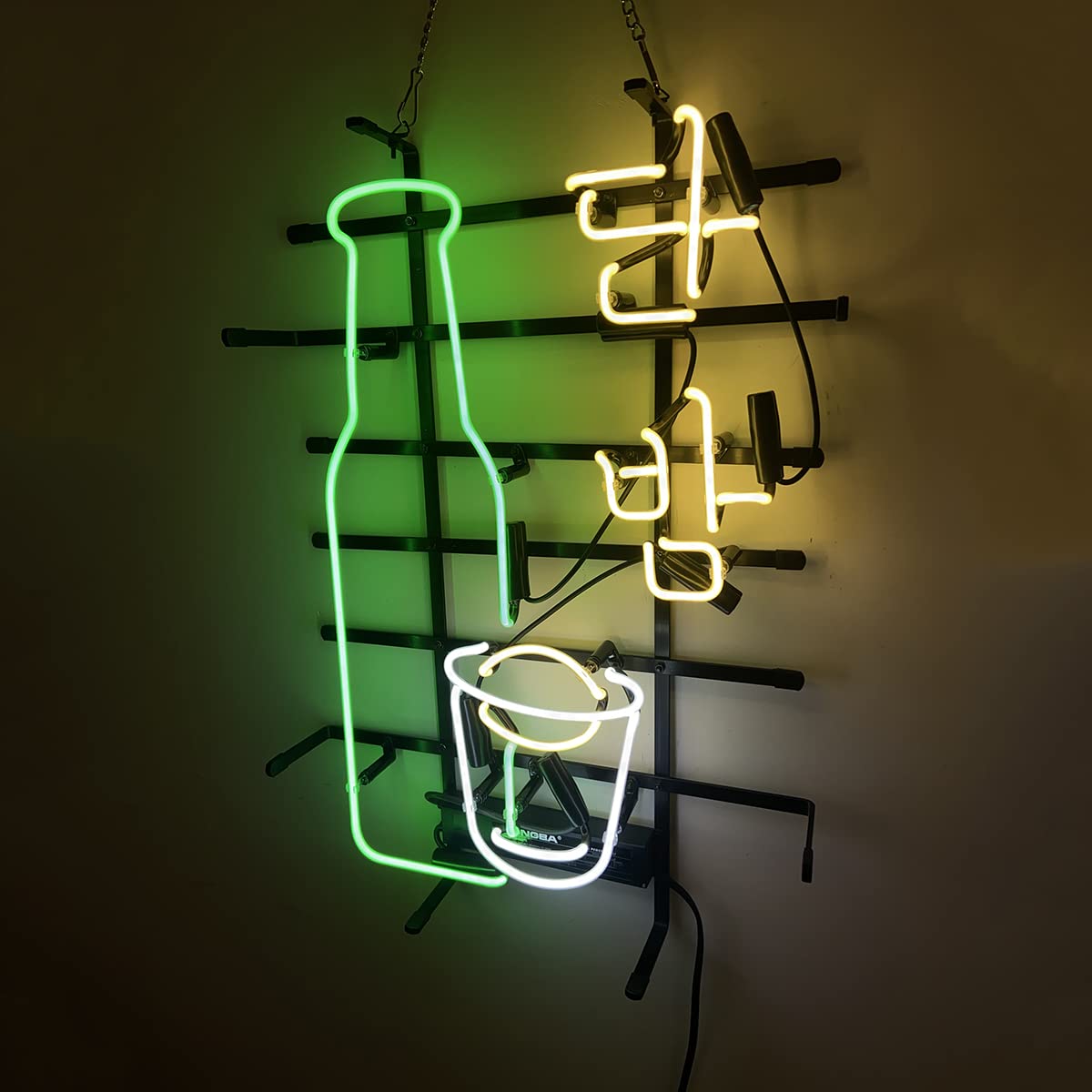 ネオンサイン　韓国　ハングルネオン管2つ ネオンサイン 韓国 ハングルネオン管2つ ネオンサイン 韓国