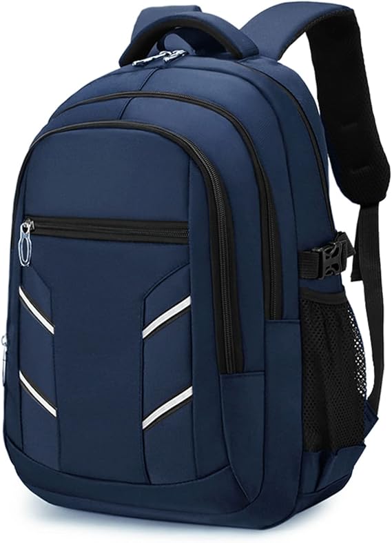 Mochila para hombre, mochila para portátil de viaje, resistente al agua,  mochila escolar para computadora portátil para mujer, Azul / Patchwork,  19.29×13.39×7.87 : Amazon.com.mx: Electrónicos