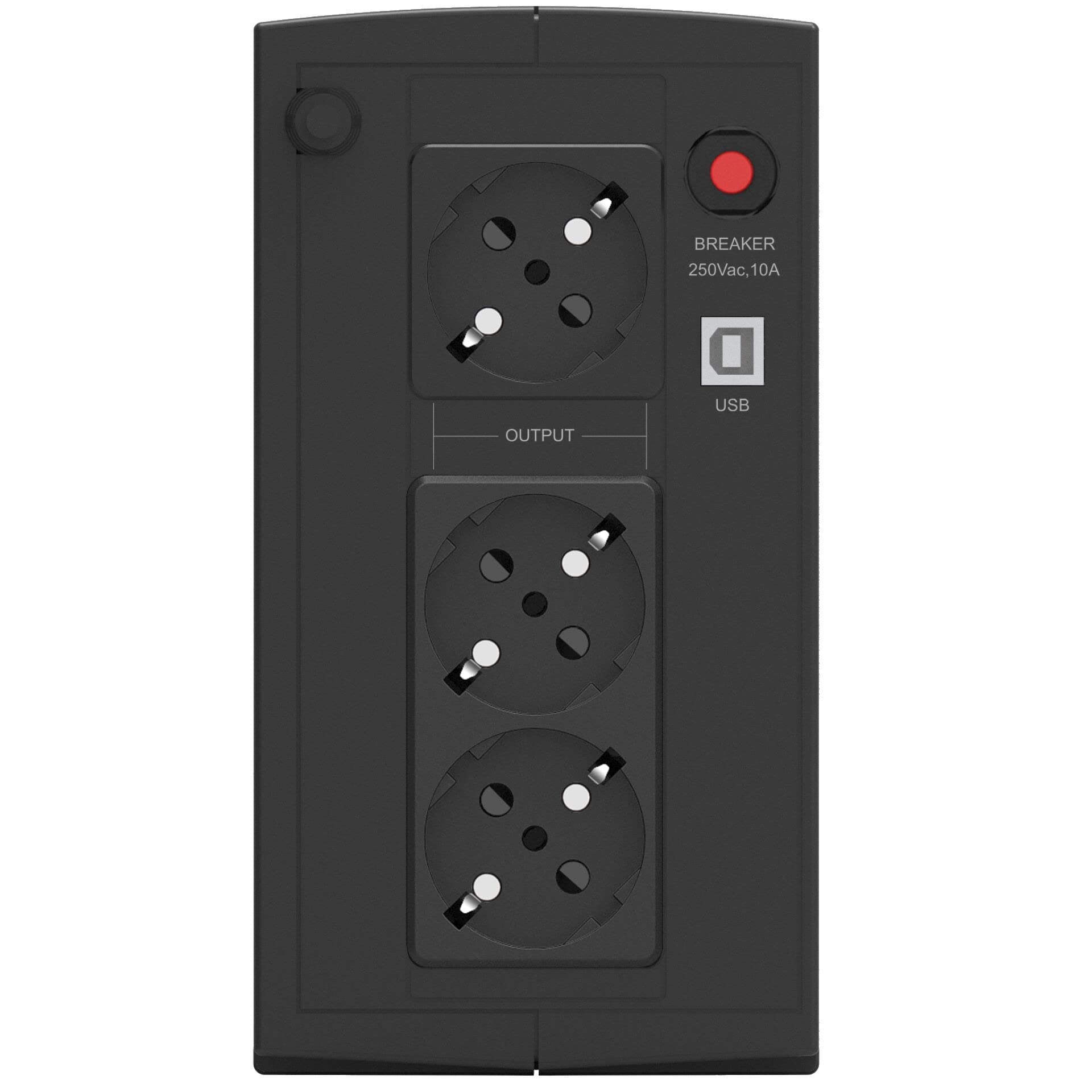PowerWalker MBS Nero 6 presa(e) AC 208-240 V