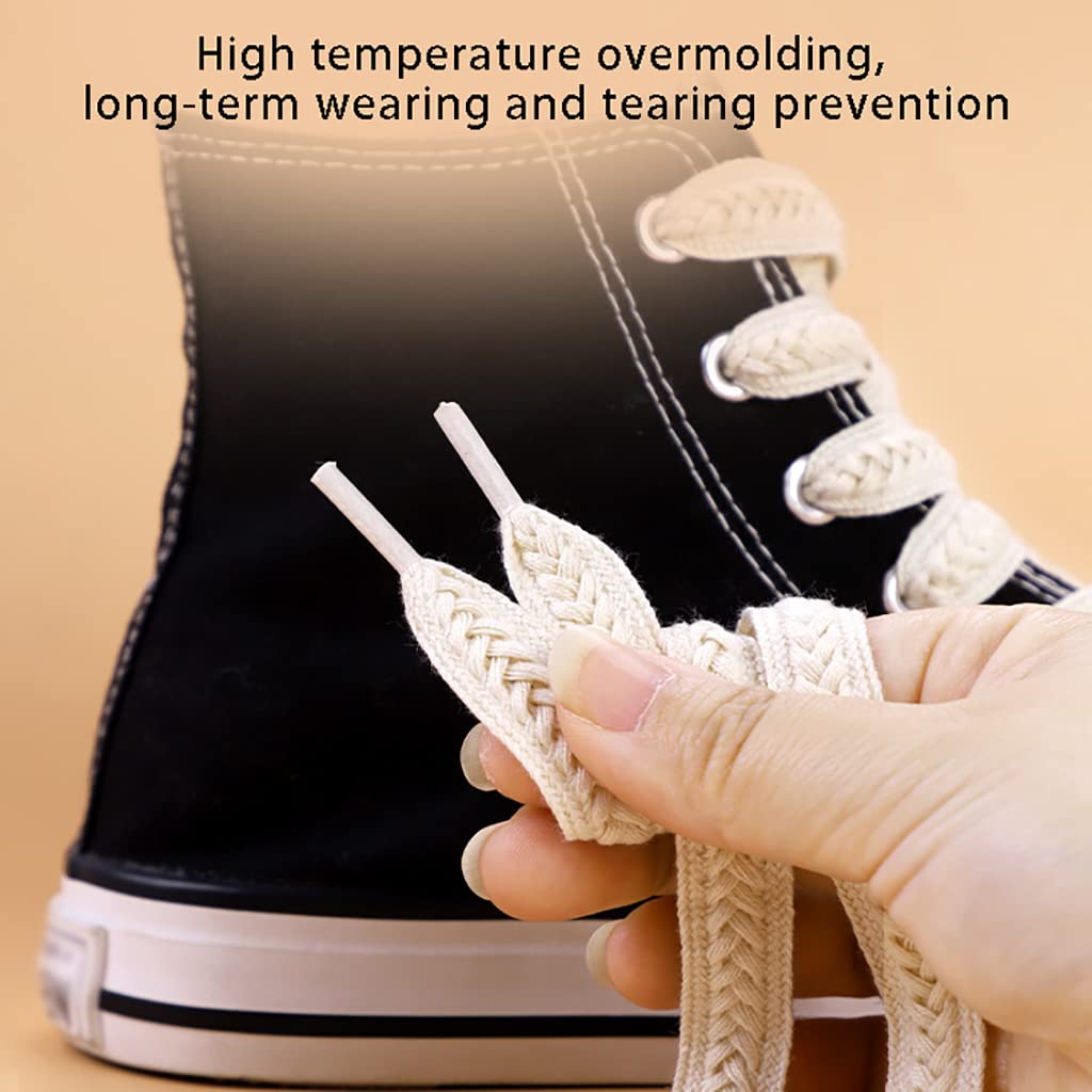 Lacci elastici per scarpe, lacci per scarpe in tela, lacci colorati allargati piatti, lacci piatti per scarpe da ginnastica, lacci per scarpe con orecchie di grano, resistenti all'usura, adatti per
