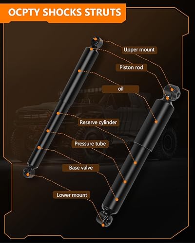 Miniatura 7 de Amortiguadores para Dodge OCPTY - Amortiguadores delanteros y traseros aptos para 2007 2008 2009 para Chrysler para Aspen | 2004 2005 2006 2007 2008