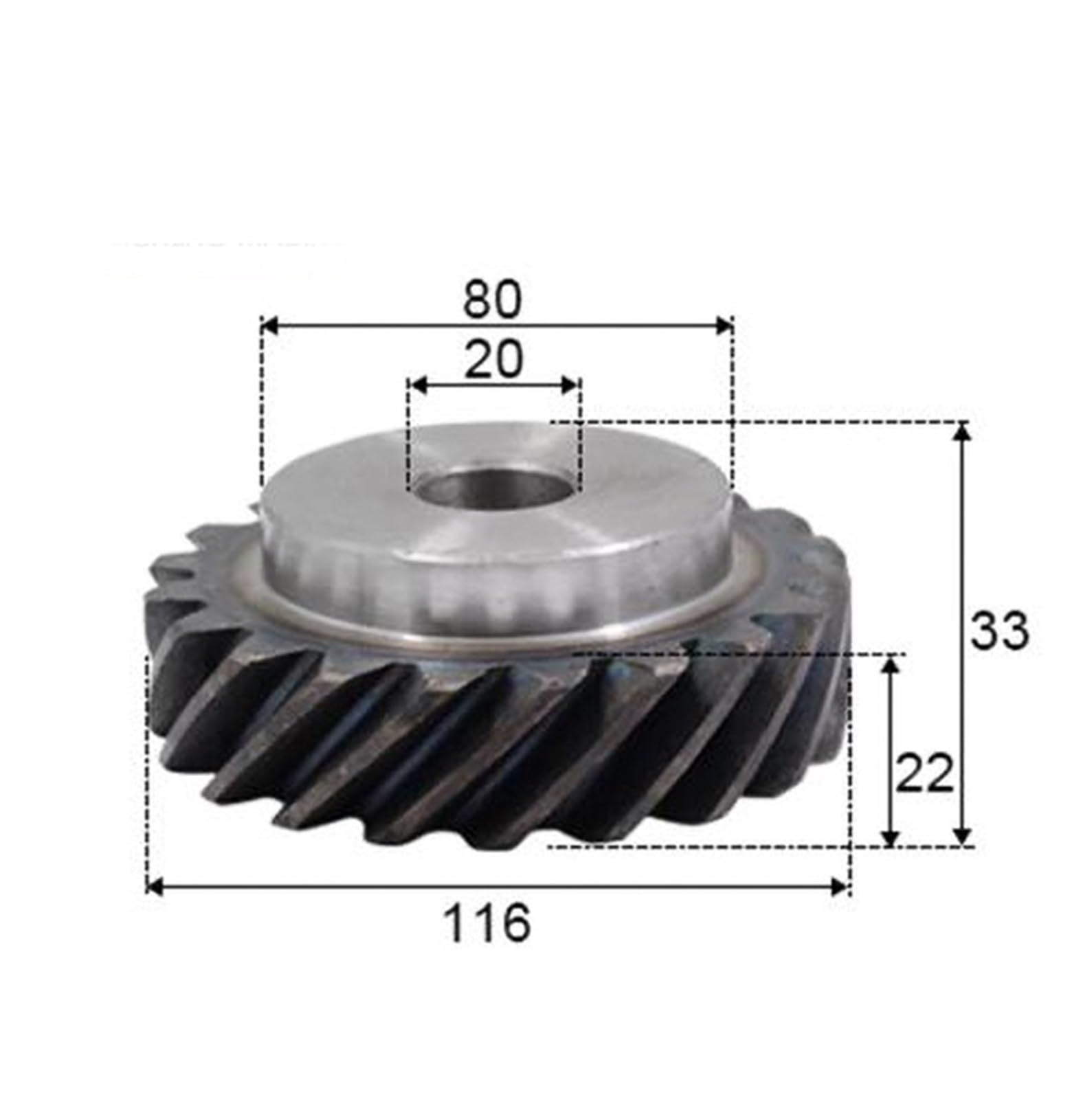 Bevel Gear Pinion Hardware Mechanical 1pcs Helical Gear Pinion 26 Teeth Inner Hole 20mm 3Mode Gears