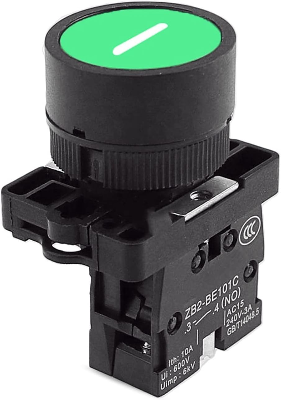 Bouton de commutation 22mm XB2 remplacer commande de démarrage défectueuse 1NO - 8