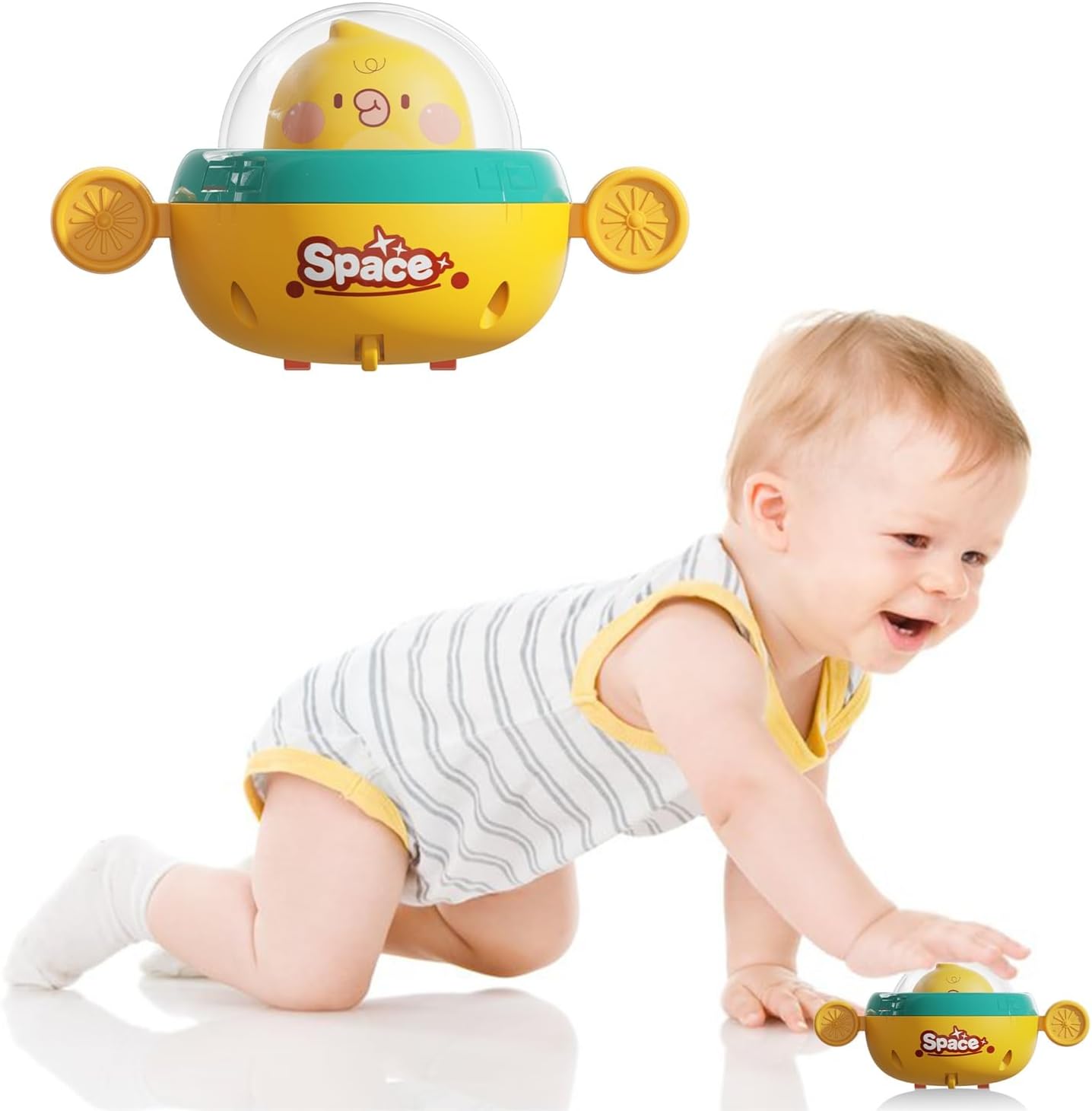 WELURE Baby Toys Car for 1 Year Old Boy,Press and Go Animal