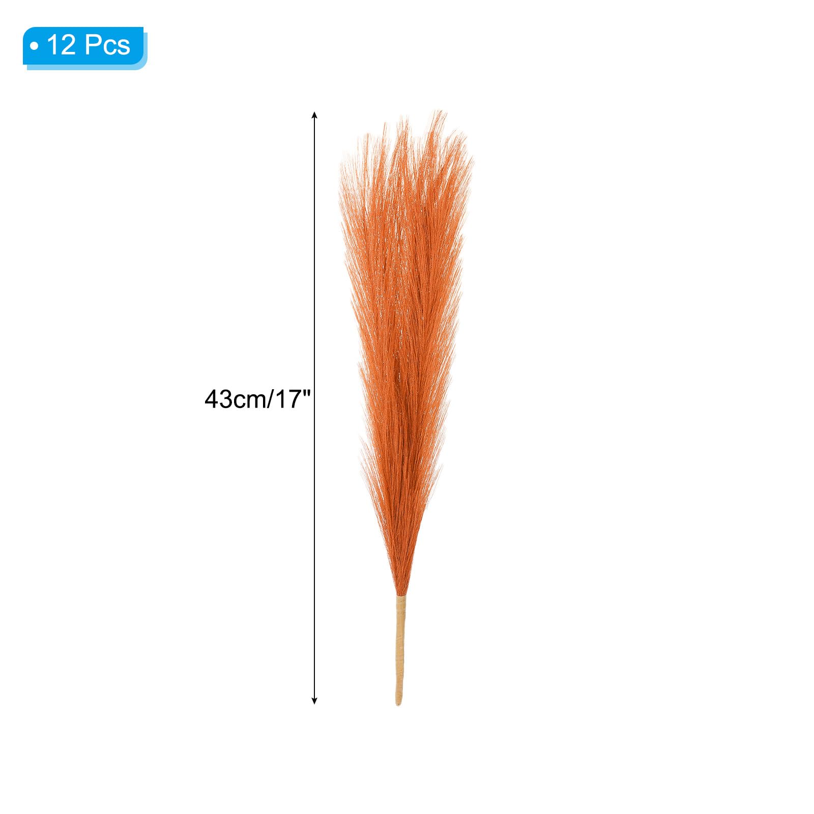 PATIKIL 17 Inch Faux Pampas Grass - Image 2