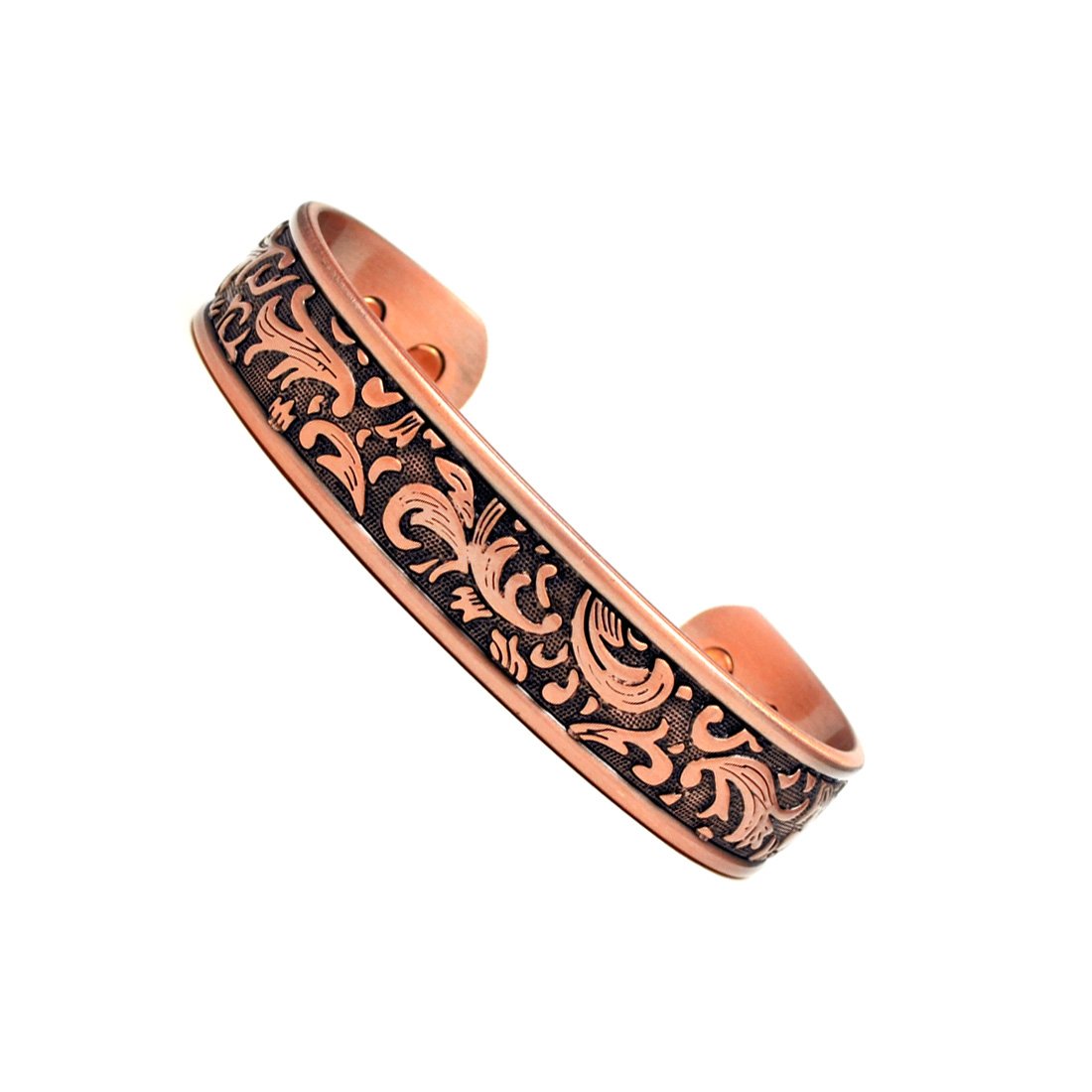 Accents Kingdom Bracelet De Manchette en Cuivre Celtique magnétique De Paisley