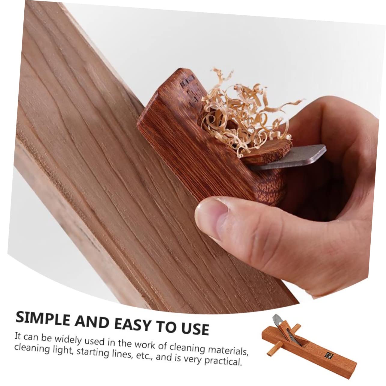 UKCOCO Pialla a Mano Per Falegname Pialla Portatile in Legno 400mm Affilata Durevole Per Lavorazione Del Legno Uso Professionale Per Carpentieri e Artigiani