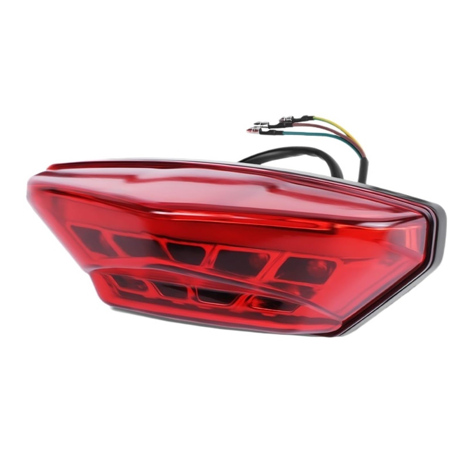 Fanale Posteriore per Moto, luci Posteriori a LED per Moto, Luce Targa Bianca, Luce Freno/Stop, luci diurne DRL per Scooter, Cafe Racer, Bobber