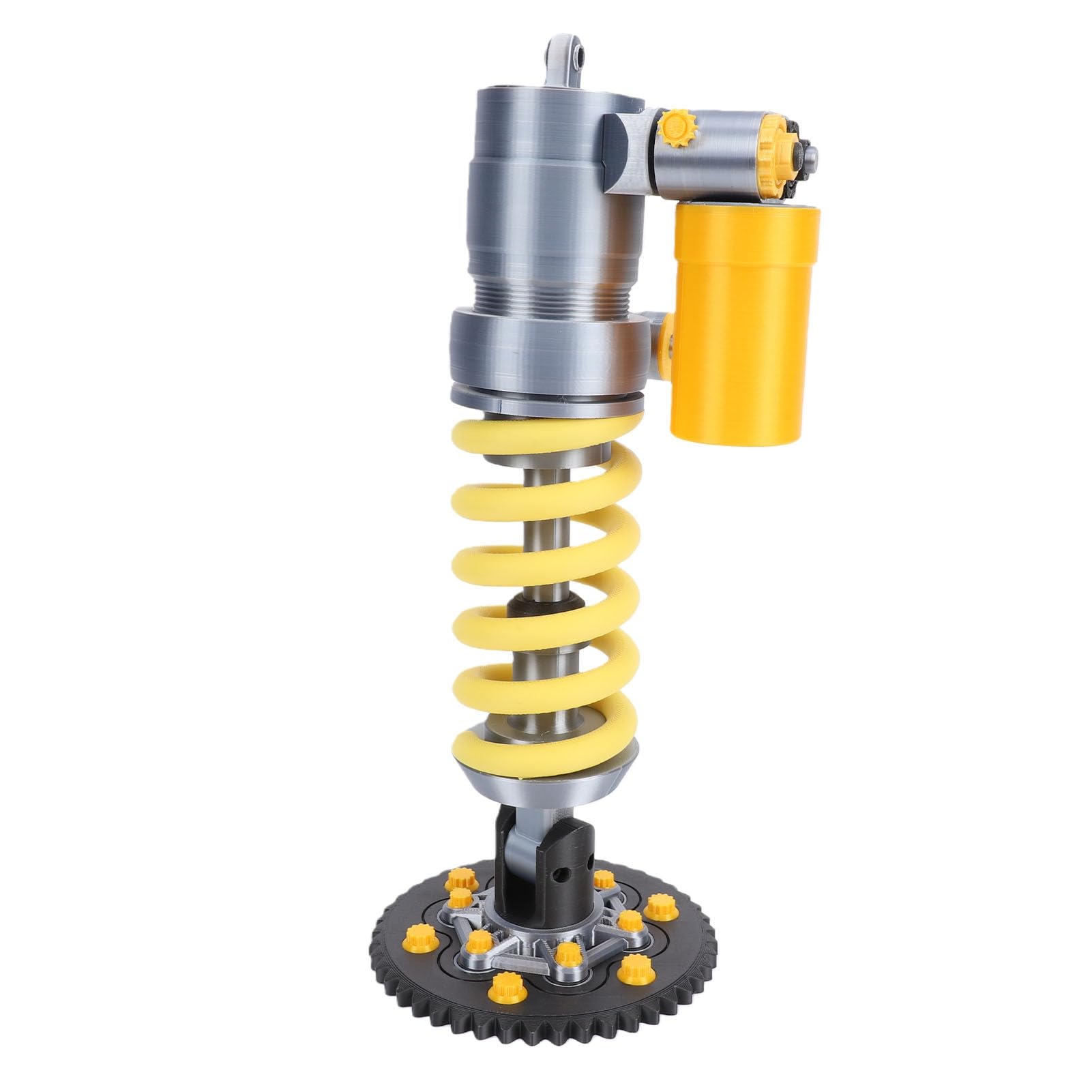 3D Printed Shock Absorber Table Lamp Stylish Design Adjustable LED Light