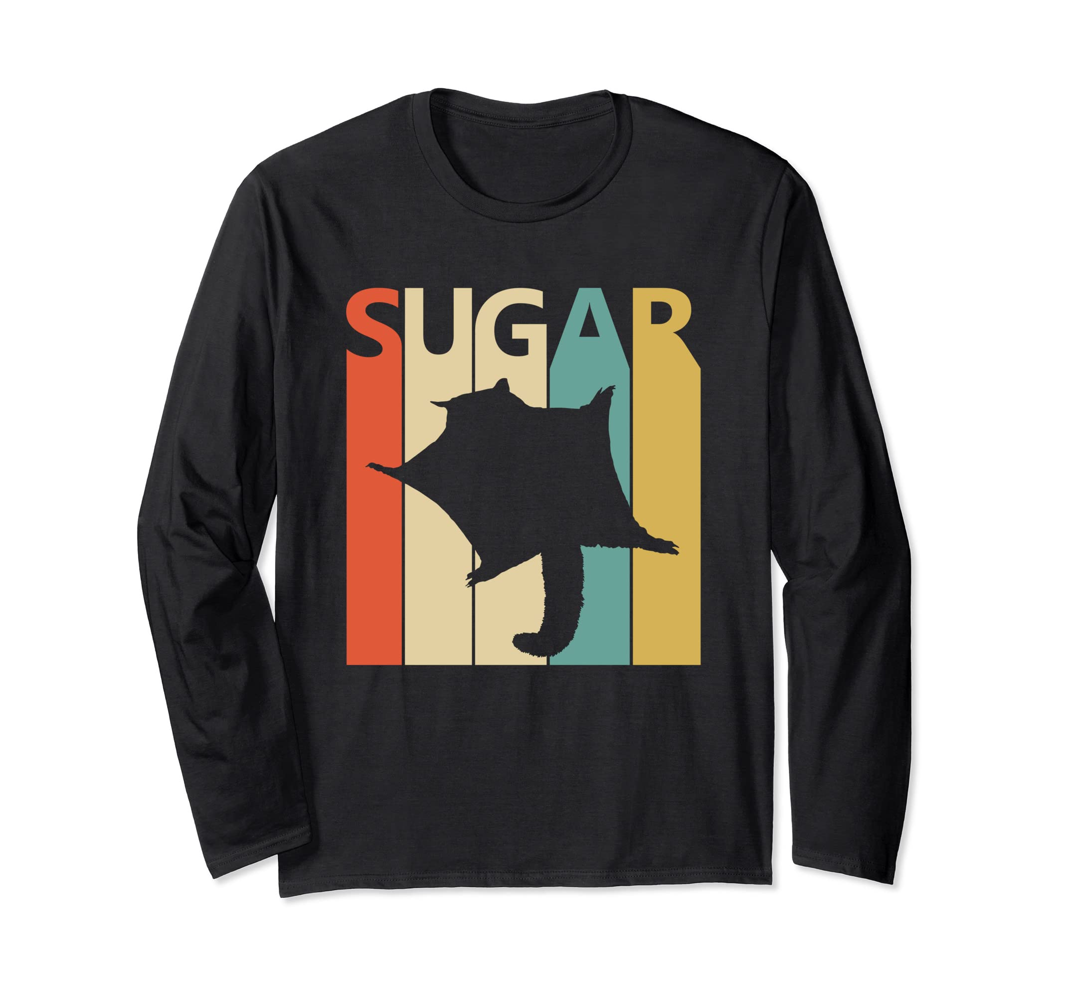 Amazon | Sugar Glider フクロモモンガ 動物 長袖Tシャツ | T