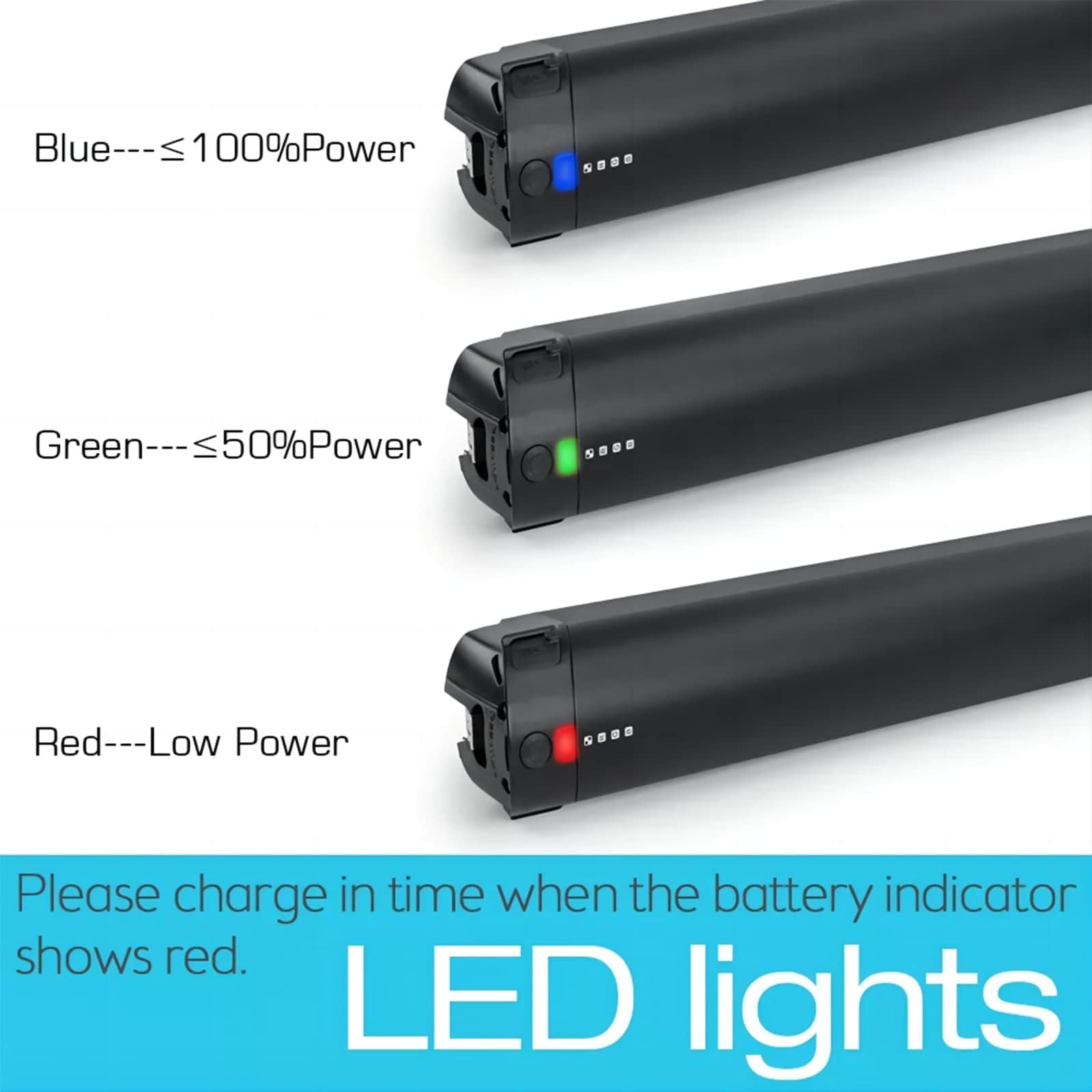 36V14Ah 504Wh Batterie de vélo électrique Reention EEL Mini Lithium E-Bike Batterie avec avec Chargeur & BMS de vélo électrique pour 36V 250W/350W/500W/750W Moteurs