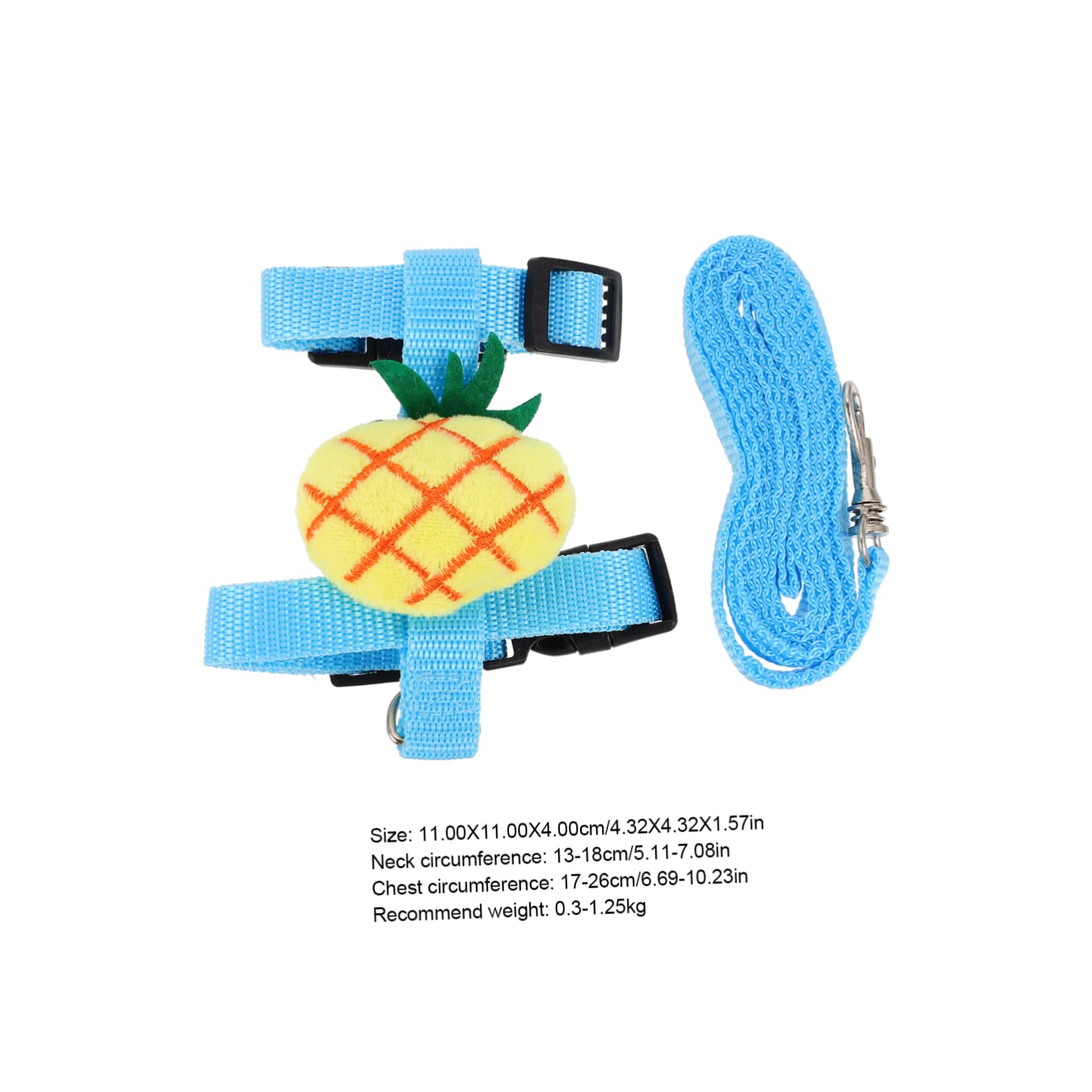 Happyyami Cat Harness and Leash Set Kitten Harnesses Long Leash Sturdy and Comfortable for Outdoor Activities