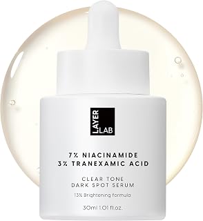 LAYERLAB Clear Tone Dark Spot Serum, Niacinamide 7% Face Serum, 1.01 fl oz | Lightweight & Fast Absorbing, Non-Sticky & Hydrating