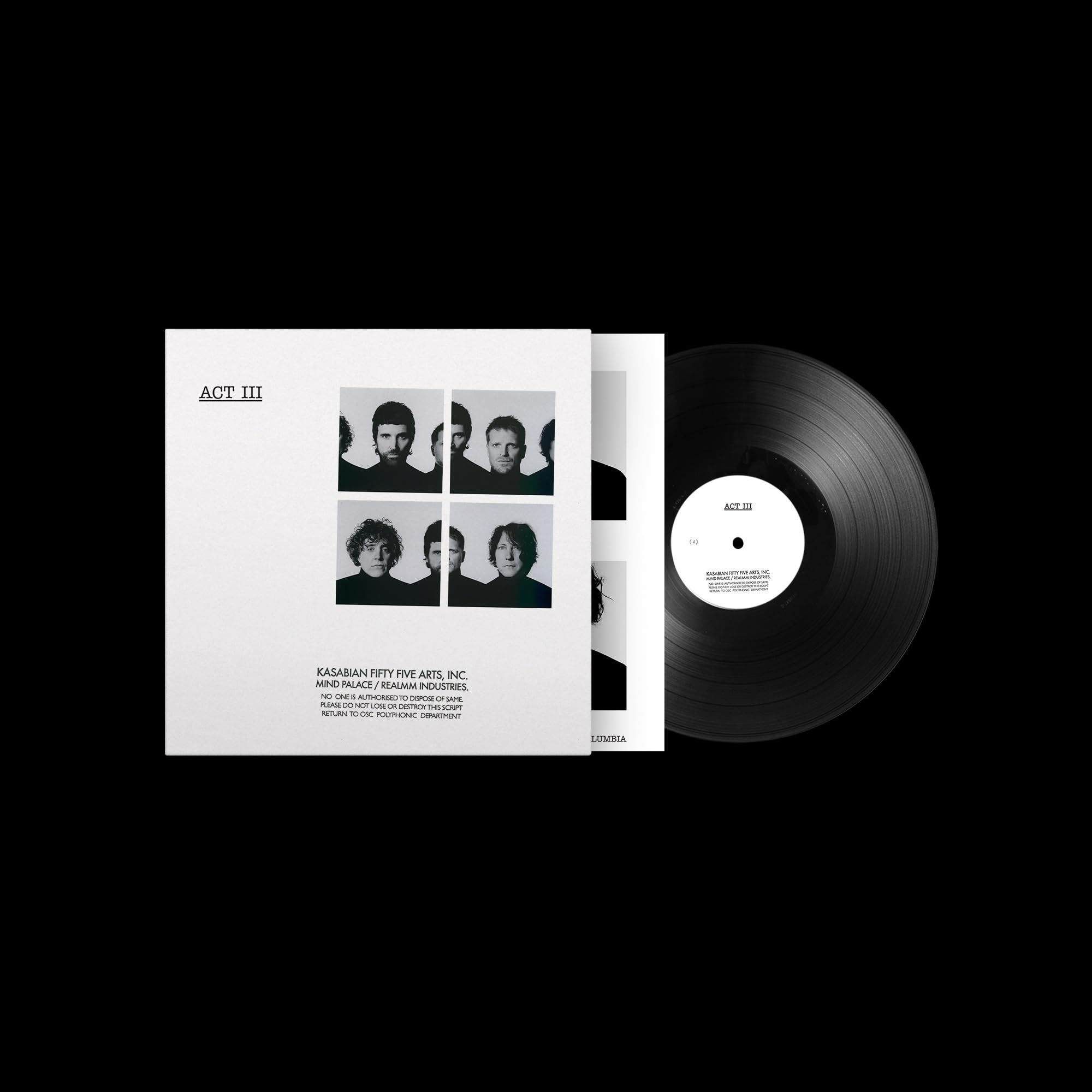 Kasabian - ACT III - Black Vinyl - Presale Ships By 17/7/26