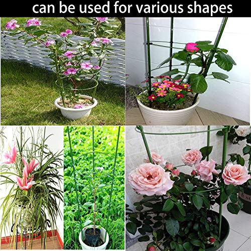 image for SETROVIC 90” Plant Support Cages with 3 Adjustable Rings, Growth Cag