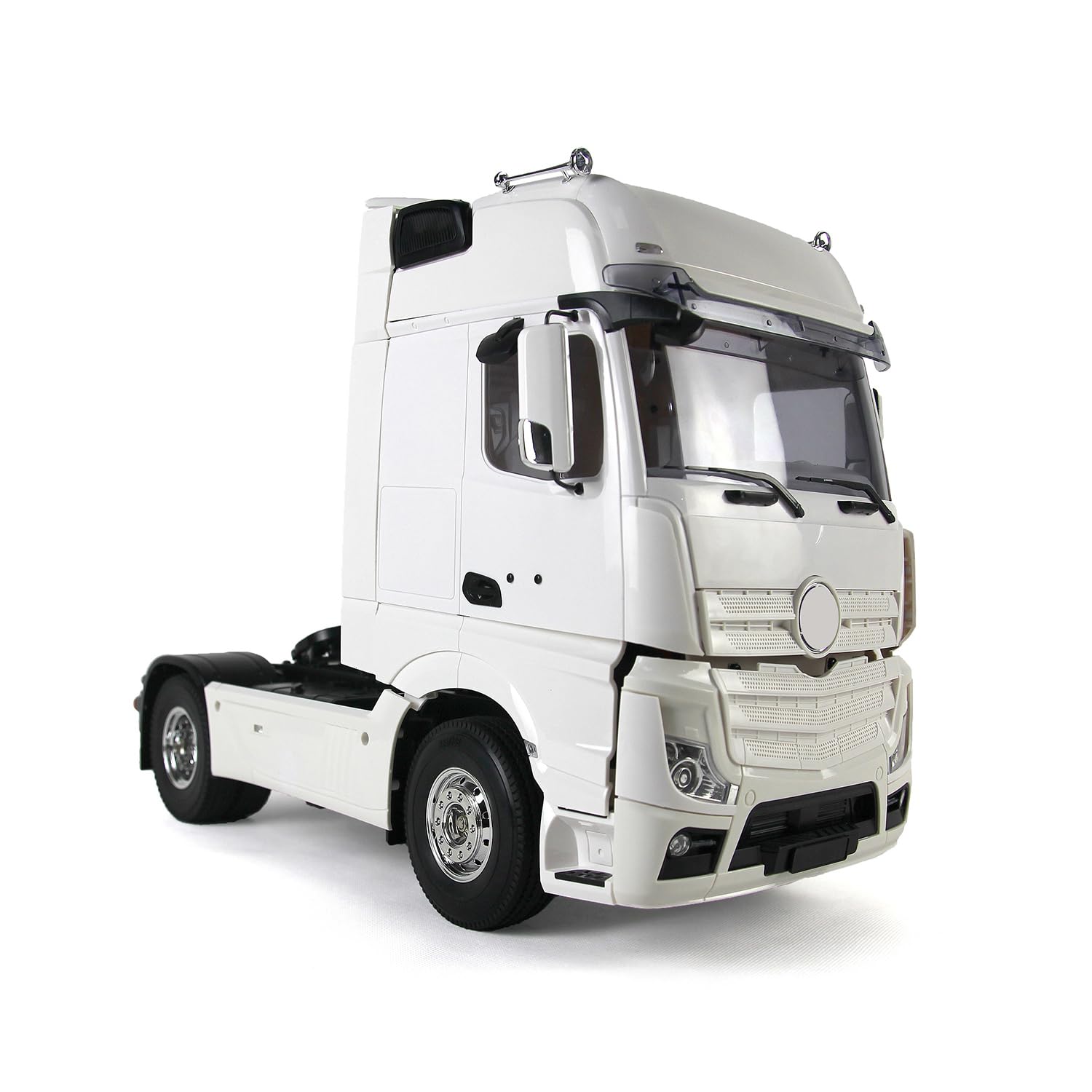 wheelfun US in Stock, RC 1/14 Tractor Truck Trailer Car High Roof KIT Model 2Axles Motor Car DIY Unassembled