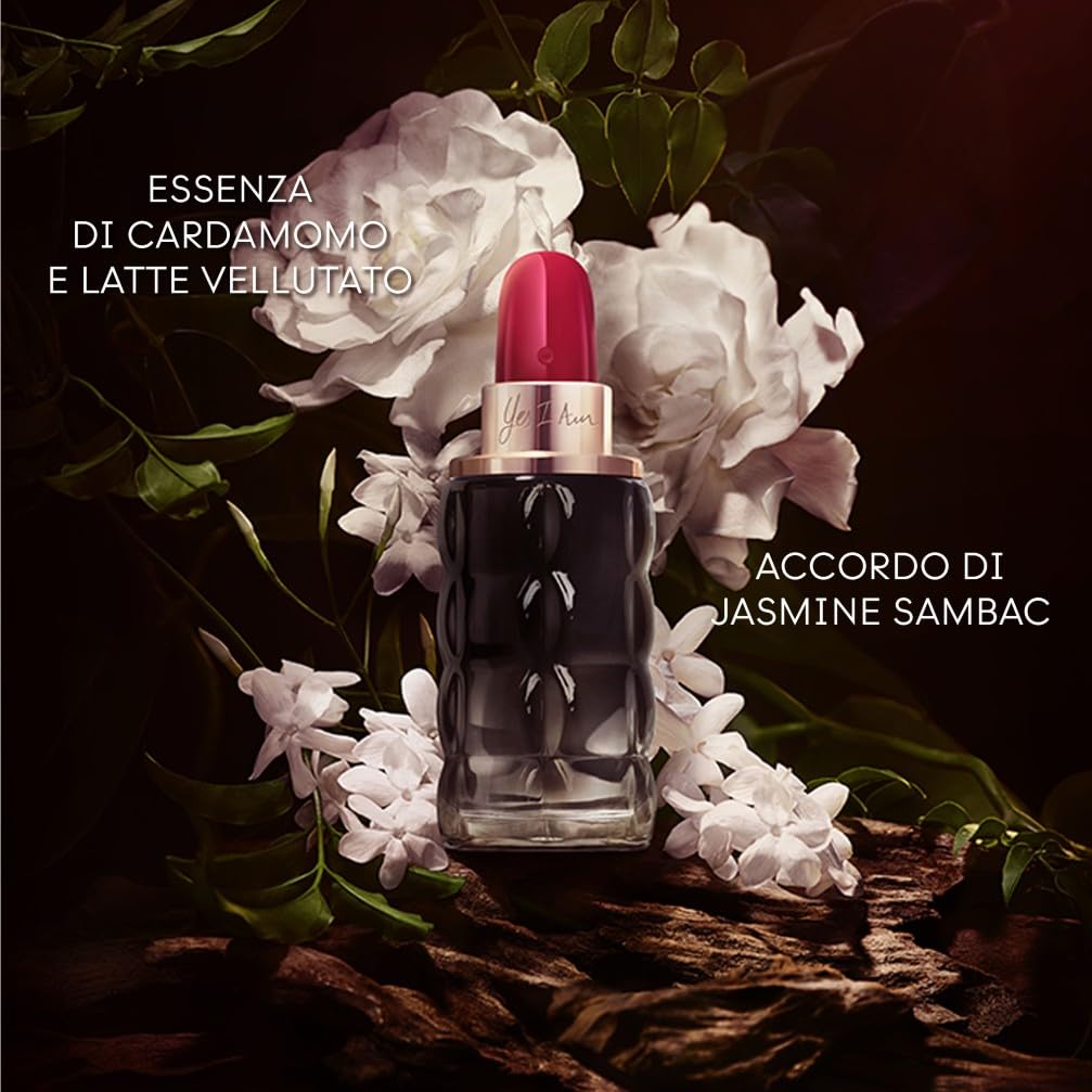 Cacharel Yes I Am Eau de Parfum Donna, Profumo Donna Energico e Determinato, Fragranza Floreale e Cremosa, Con Gelsomino Sambac e Cardamomo, A Lunga Durata, Profumo di Lusso per Donna