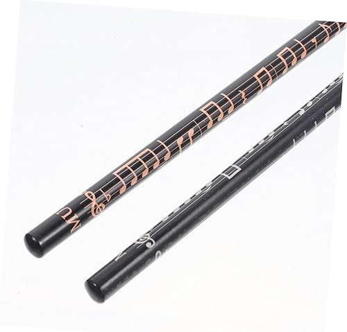 Miniatura 7 de STOBOK Violín negro, 36 piezas de notas musicales de gato blanco a granel para suministros de oficina a granel, Navidad y borradores, lápices de