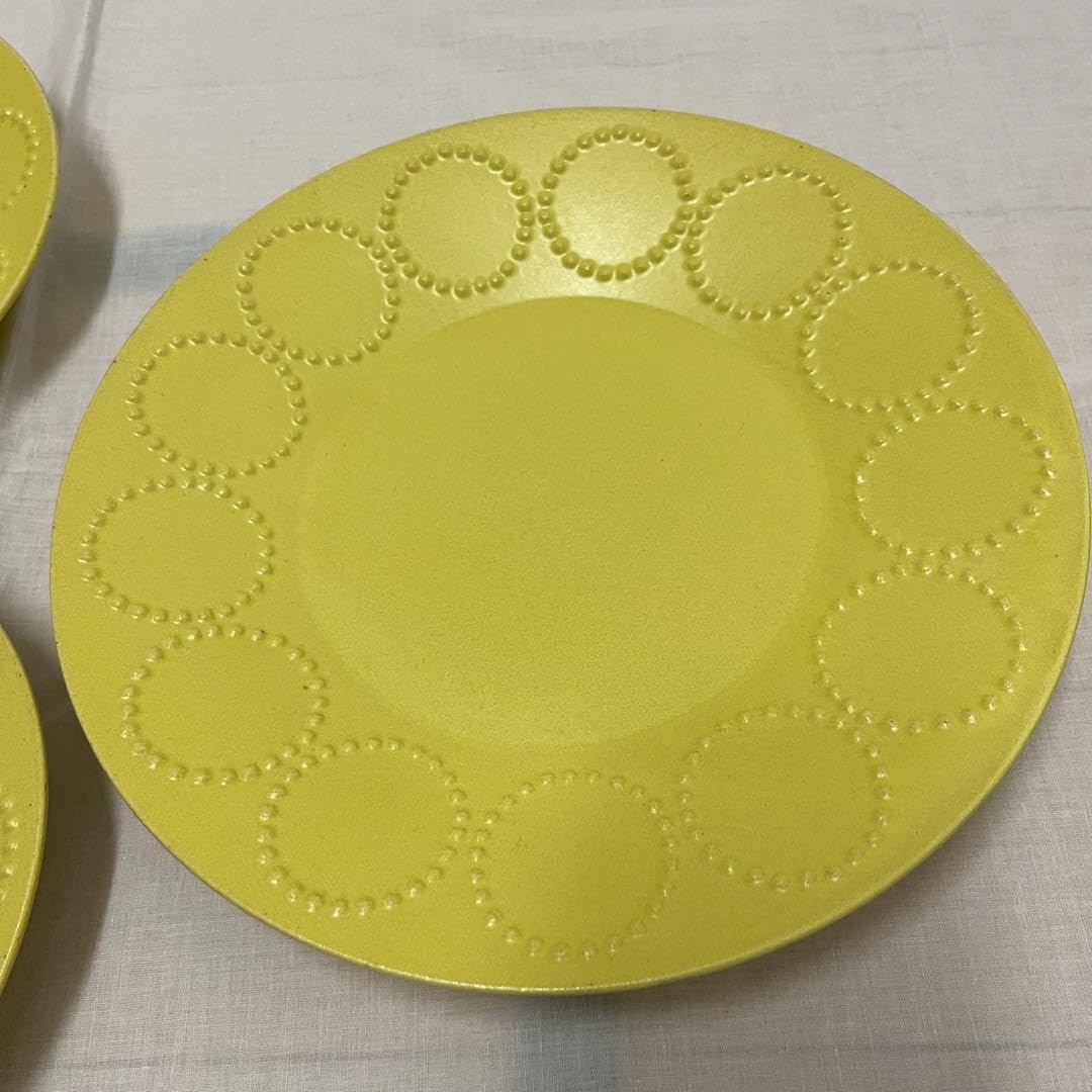 ミナペルホネンタンバリンDeep plate イエロー｜皿
