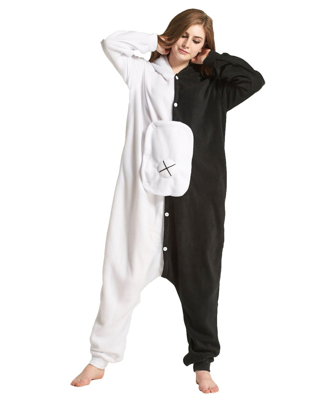 Cosplay Pyjamas Vetements de Nuit, Unisexe Adulte Vetements Anime Costume Animal Cosplay Costume Onesie de Nuit