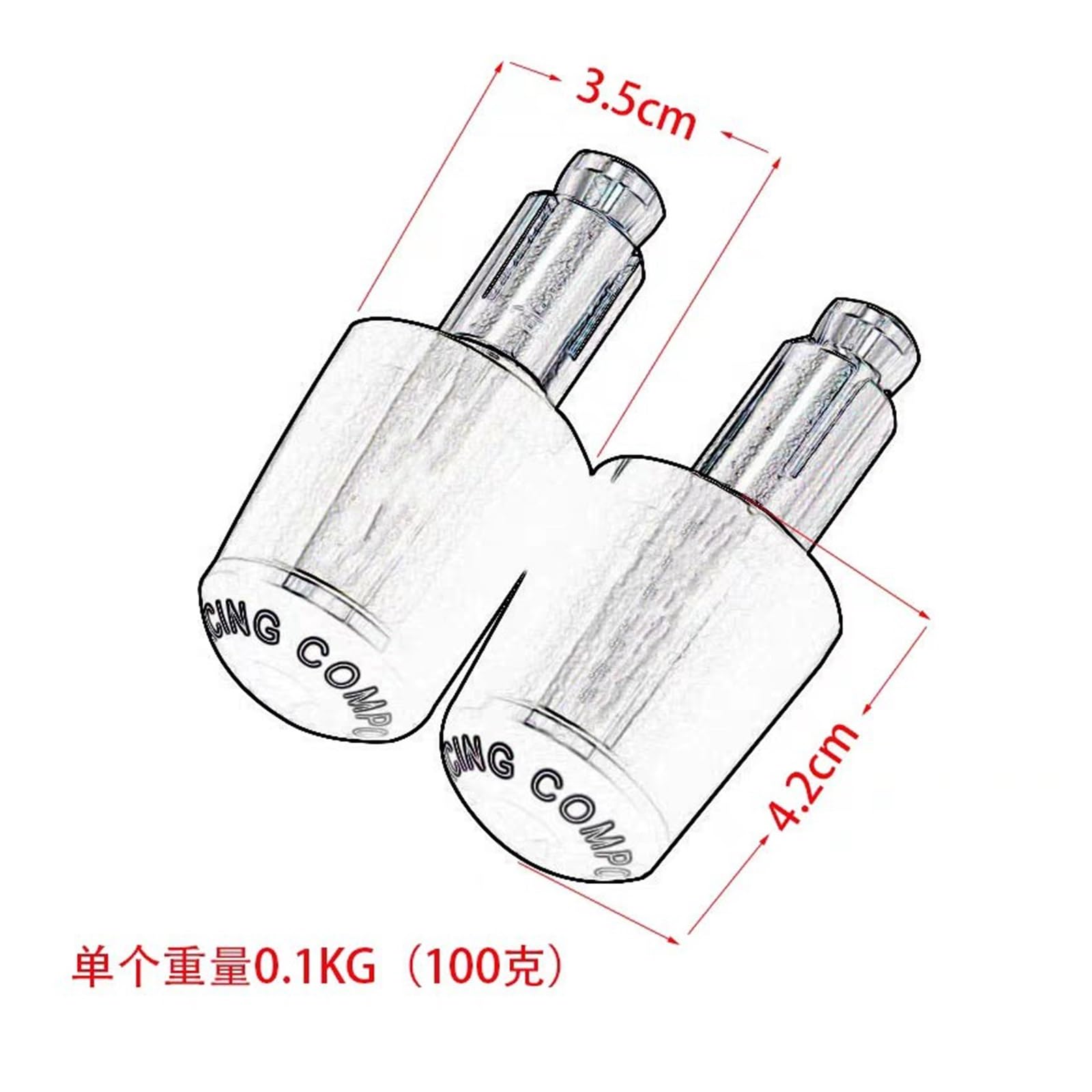 manopole per manubrio moto Per HON-DA ST1300 ST 1300 2002-2003 7/8 "22mm Moto Manubrio Manopole Manopole Anti-Skid Scooter Manubrio Grip Ends